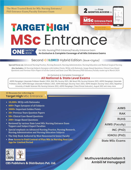Target High Msc Entrance One Nation Book, 2e (PB)