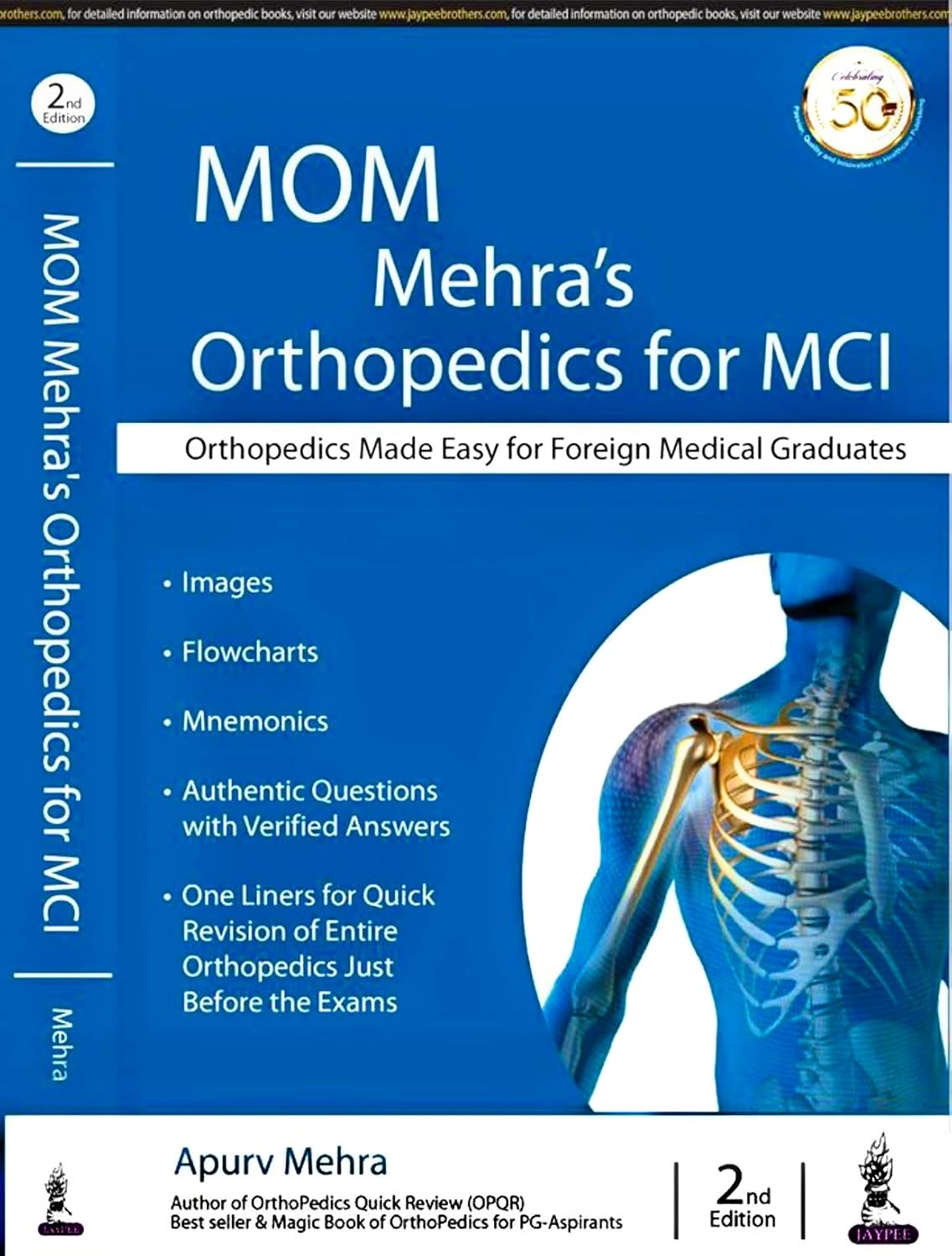 Mom Mehra'S Orthopedics for Mci Orthopedics Made Easy for Foreign Medical Graduates