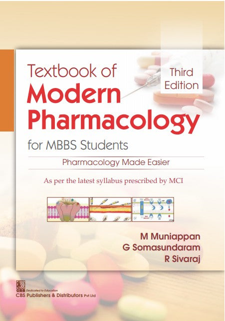 Textbook of Modern Pharmacology For MBBS Students, 3e (PB)