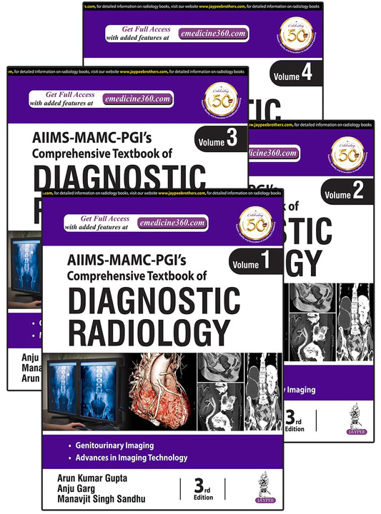 Aiims-Mamc-Pgi'S Comprehensive Textbook of Diagnostic Radiology (4 Vols)
