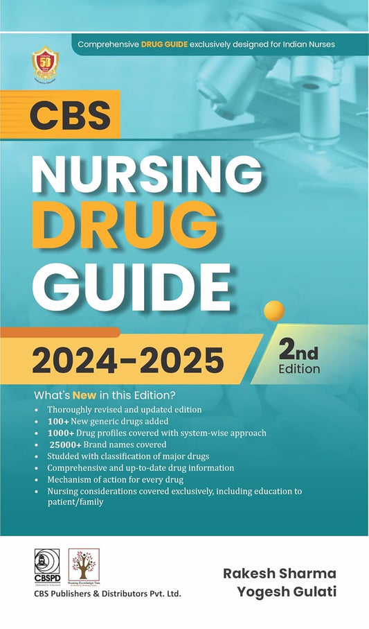 Cbs Nursing Drug Guide 2024-2025, 2e (PB)