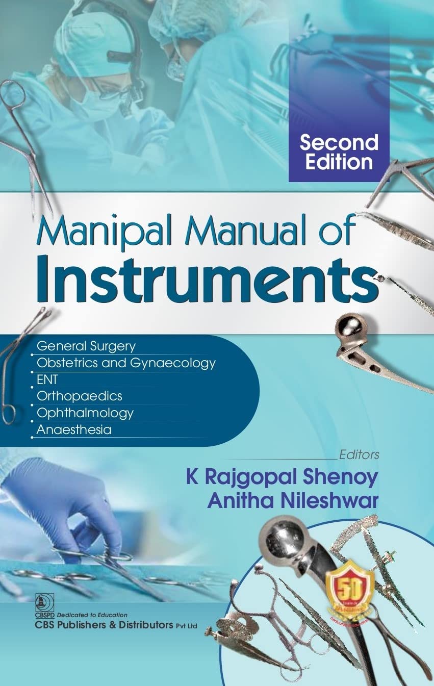 Manipal Manual Of Intruments, 2e (PB)