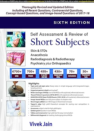 Self Assessment & Review of Short Subjects