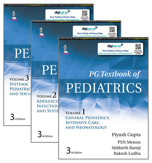 Pg Textbook of Pediatrics (3 Volumes)