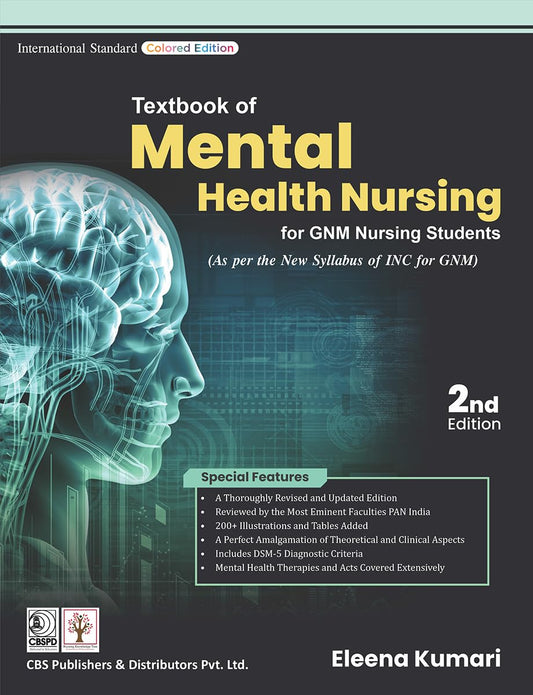 Textbook Of Mental Health Nursing For Gnm Nursing Students 2e (PB)