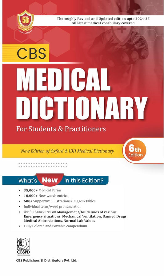 Cbs Medical Dictionary For Students And Practitioners, 6e (Fc 2024)