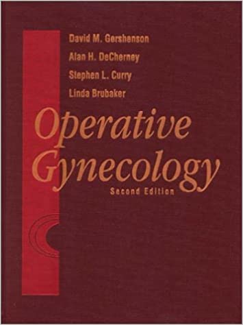 OPERATIVE GYNECOLOGY  2ND