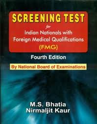 SCREENING TEST FOR INDIAN NATIONALS WITH FOREIGN MEDICAL QUALIFICATIONS, 4E 